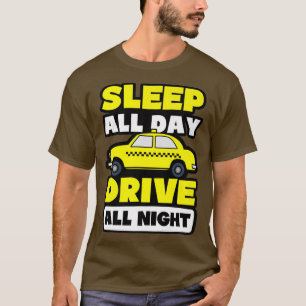 Camiseta Driver Sleep All Day Design Tai