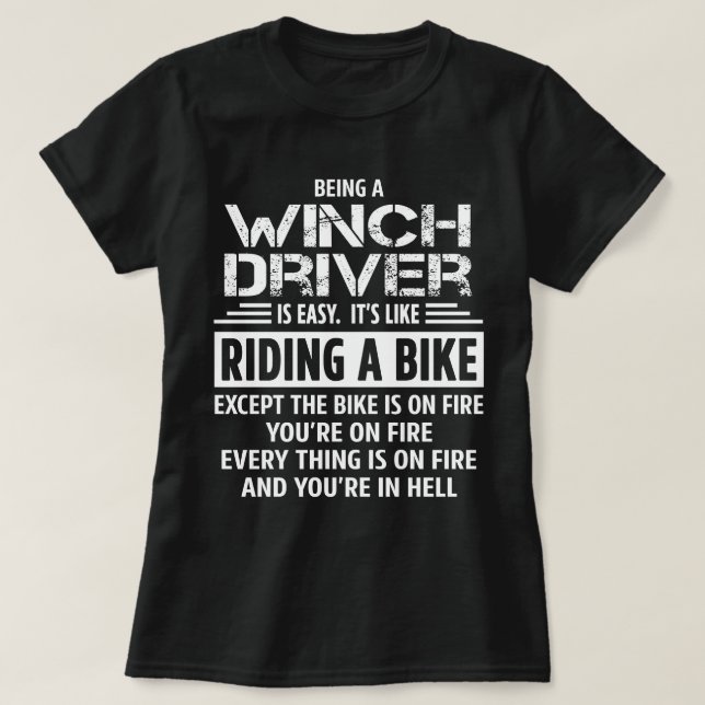 Camiseta Driver Winch (Frente do Design)