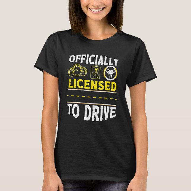 Camiseta Drivers aprovados testam nova licença de condução (Frente)