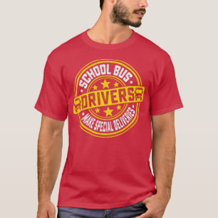 Camiseta Drivers de barramento escolar fazem entregas espec