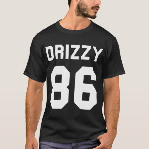 Camiseta Drizzy Drake que imprime a parte dianteira do