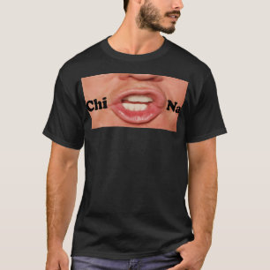 Camiseta Drle Chine Donald Trump Impression Rigide