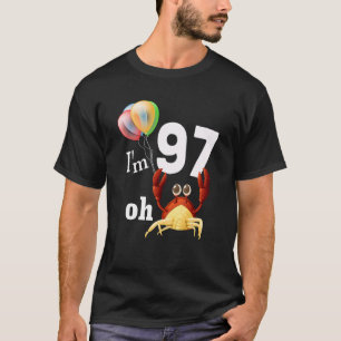 Camiseta Droga, Eu Tenho 97 Anos, 97 Anos, Humor Crab