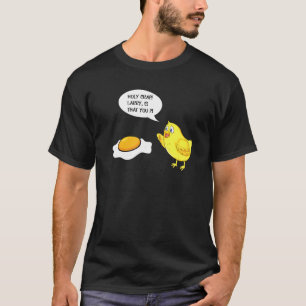 Camiseta Droga Santa Larry É Você - Piada de Galinha