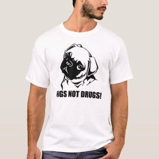Camiseta Drogas dos Pugs não