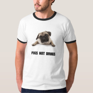 Camiseta Drogas dos Pugs não