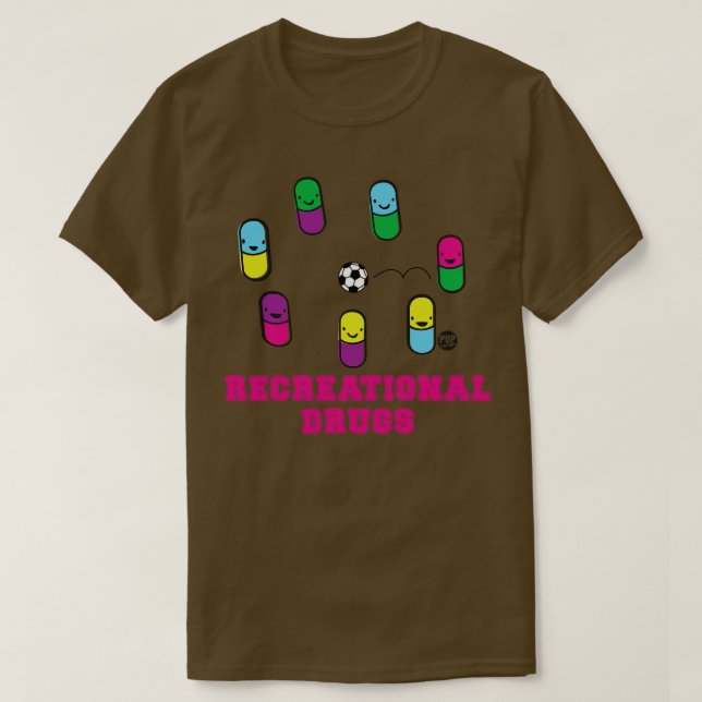 CAMISETA DROGAS RECREATIVAS (Frente do Design)