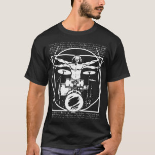 CAMISETA DROMMER DA VINCI - VITRUVIANO JOGANDO MEDICAMENTOS