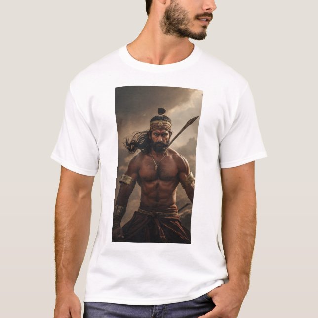 Camiseta Dronacharya: Guru de Mahabharata (Frente)