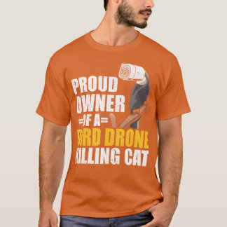 Camiseta Drone De Pássaro Se Ele Voar Ele Espirra Aves Não