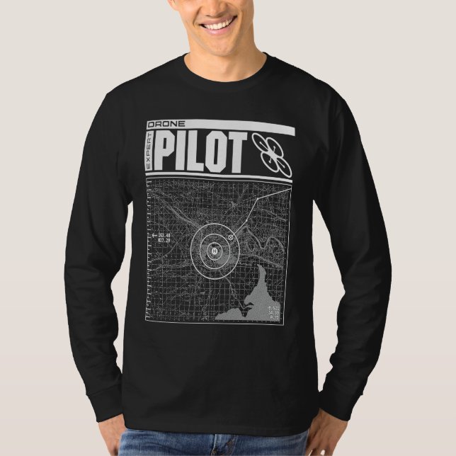 Camiseta Drone Expert Pilot (Frente)