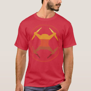 Camiseta Drone RC Plane Quadcopter Vintage