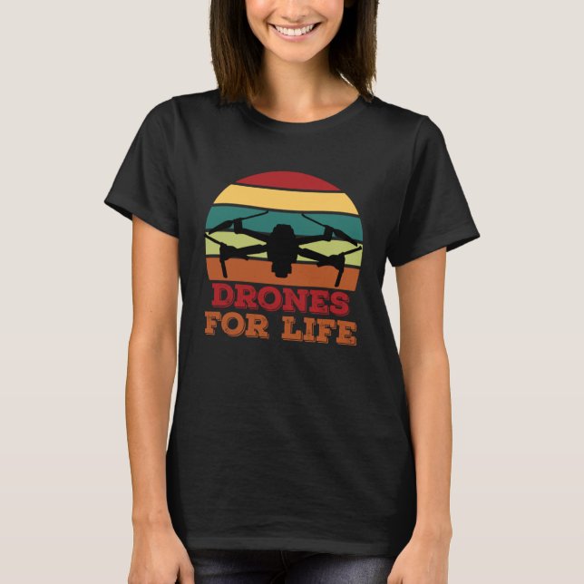 Camiseta Drones For Life   Men (Frente)