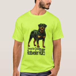 Camiseta Drool Is Cool – Rottweiler Rules