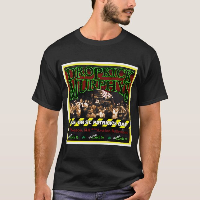 Camiseta Dropkick Murphys  Ao Vivo No Dia De São Patrício A (Frente)