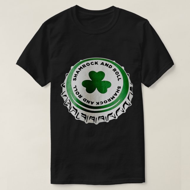 Camiseta Dropkick Murphys Shamrock and Roll 1996   (Frente do Design)