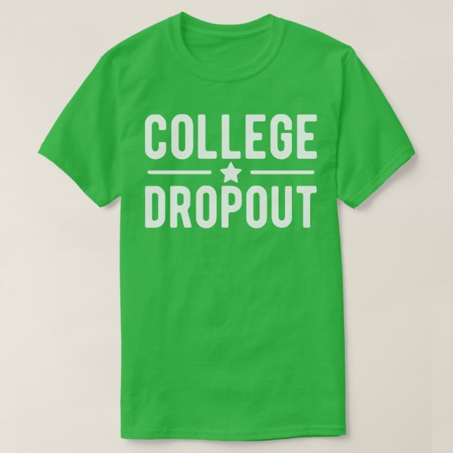 Camiseta Dropout da Academia w (Frente do Design)