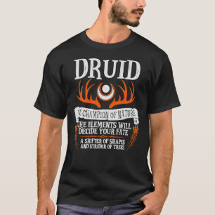 Camiseta DRUID, THE CHAMPION OF NATURE - Dungeons & Dra