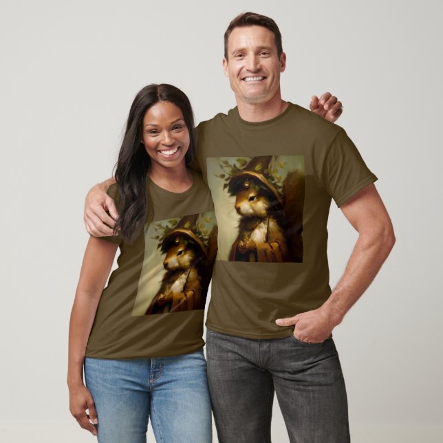 Camiseta Druida de Esquilo (Unissex)