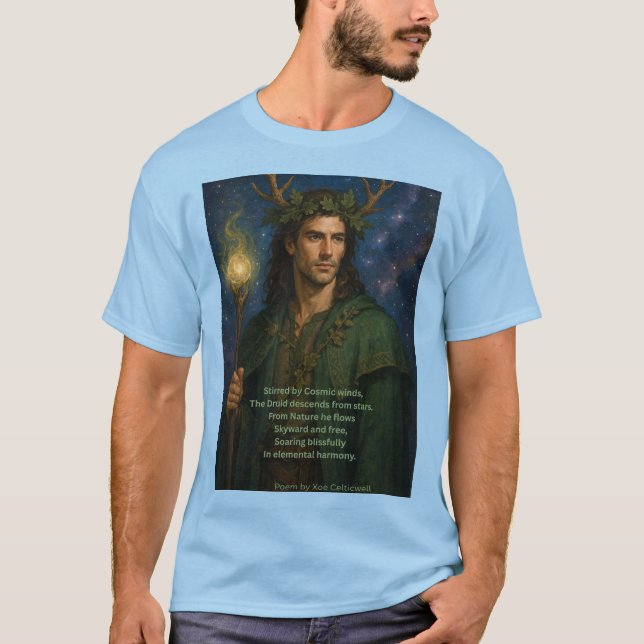 Camiseta Druidic Magic por Xoe Celticwell 1 (Frente)