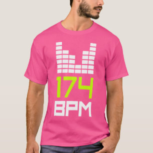 Camiseta Drum E Bass 174 Bpm Dnb Música Líquida Edm