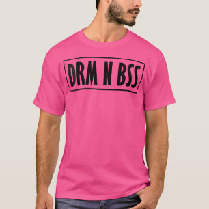 Camiseta Drum E Música De Baixo Líquido Da Selva De Bebida