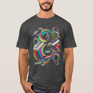 Camiseta Drum Machine Music Producer Synth for Men
