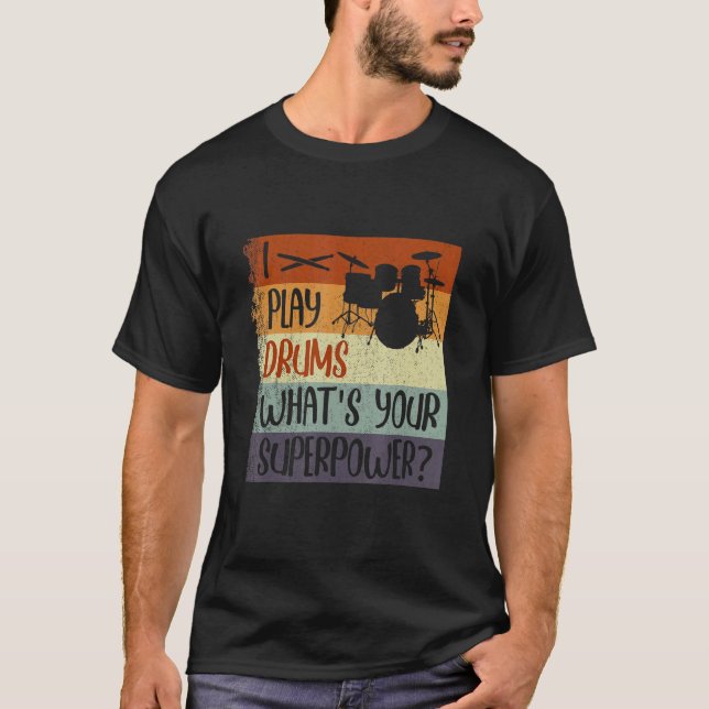 Camiseta Druming Lessons Drum Beater Box Drumming Acc (Frente)