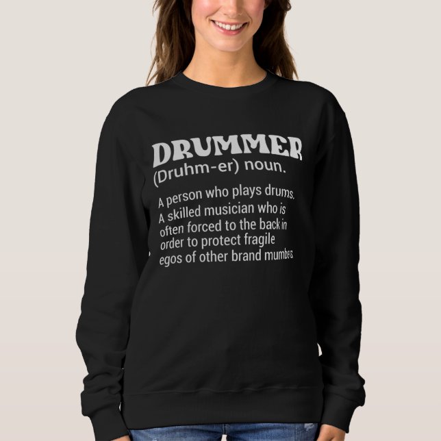Camiseta Drummer A Person Who Plays Drums (Frente)
