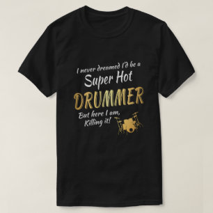 Camiseta Drummer aqui estou matando