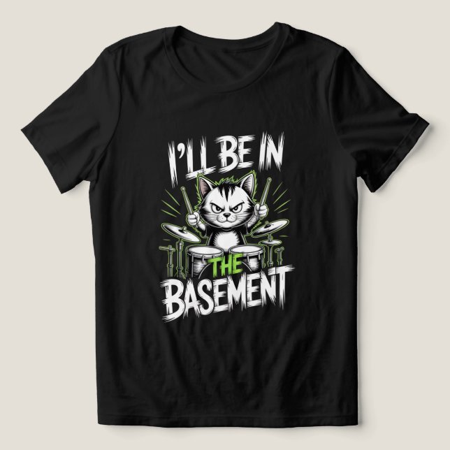Camiseta Drummer At The Basement (Design frontal)
