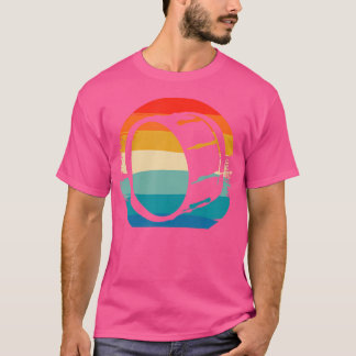 Camiseta Drummer de Instrumento do Drum Clássico do Baixo R
