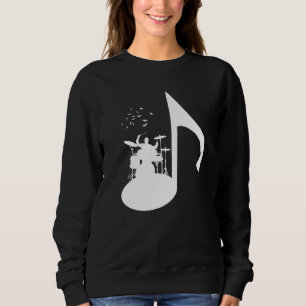 Camiseta Drummer de Pássaros de Nota