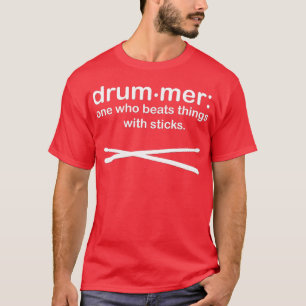 Camiseta Drummer Definition Drum cola Drum Engraçado Drumme