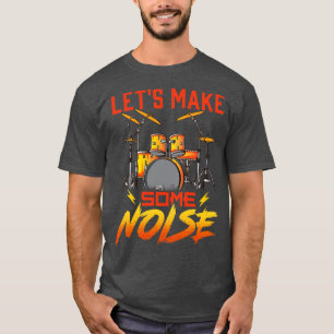 Camiseta Drummer Deixa-Me Fazer Drumômetros De Ruído