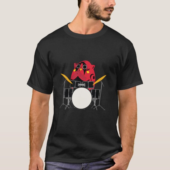 Camiseta Drummer do Nyango Star Mascot (Frente)