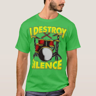 Camiseta Drummer Drummer I Destrui Silêncio