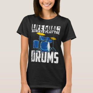 Camiseta Drummer Drummer Percussion Drum Set Music Dr.