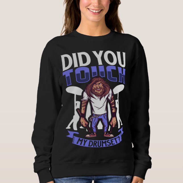 Camiseta Drummer Drums Music Drum Set Drumming Instrument P (Frente)