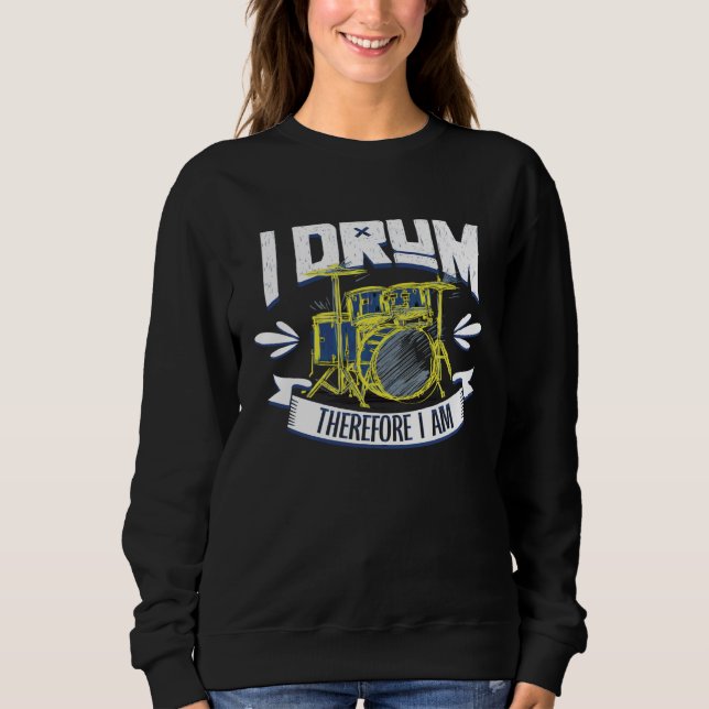 Camiseta Drummer Drums Music Drum Set Drumming Instrument P (Frente)