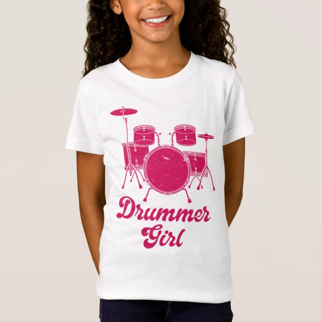 Camiseta Drummer Drumsticks (Frente)