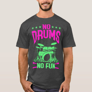 Camiseta Drummer Drumsticks Musical Outfit 5