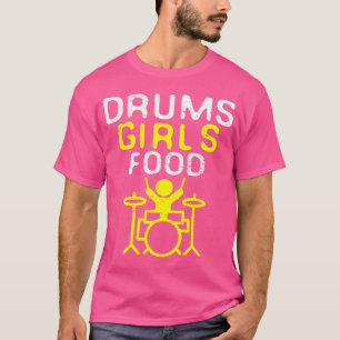 Camiseta Drummer Engraçado Presente Legal Tambor de Banda d