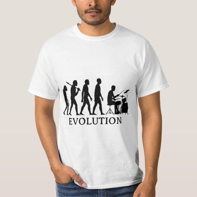 Camiseta Drummer Evolution (Frente)