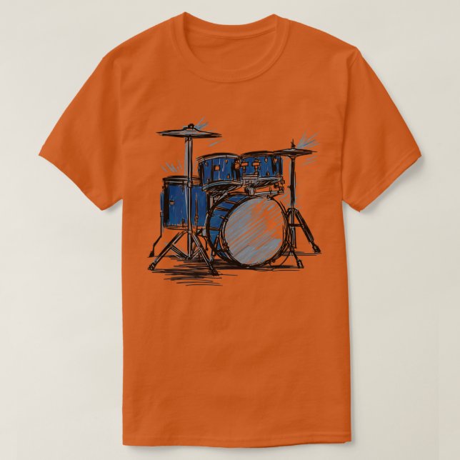 Camiseta Drummer Freak  (Frente do Design)