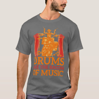 Camiseta Drummer Gift Rock Percussion Drums