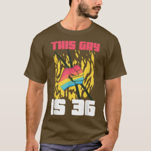 Camiseta Drummer - Idade 36 anos LGBT - Gay de Nascimento d