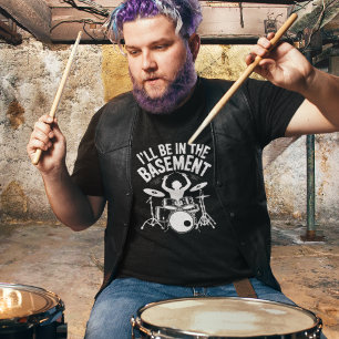 Camiseta Drummer In The Basement Band