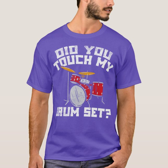Camiseta Drummer Meu Conjunto de Tambores (Frente)