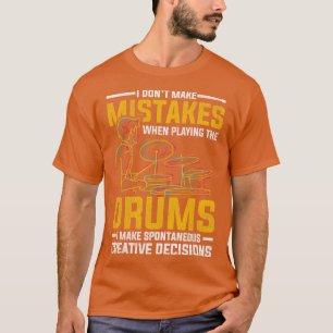 Camiseta Drummer Musical do Rock Percussion
